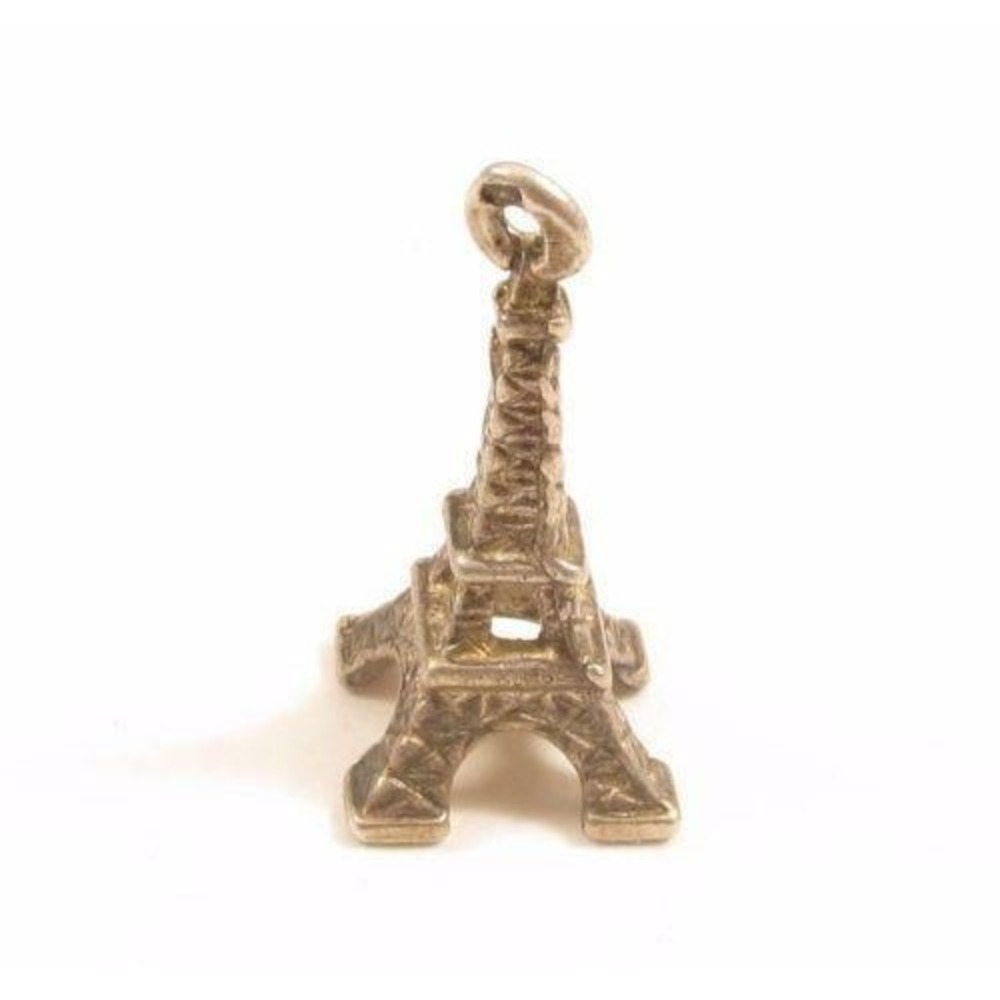 Vintage Paris France Sterling Silver 925 Eiffel Tower Building Charm*Travel‎